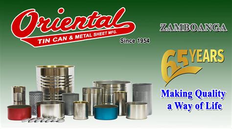 oriental tin can & metal sheet manufacturing|oriental tin can jobs.